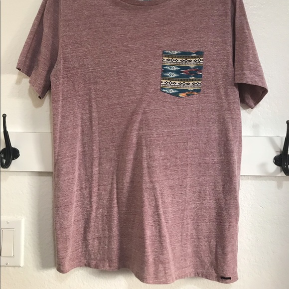 On The Byas Tribal Pocket Tee Shirt | Size Medium - Picture 5 of 5